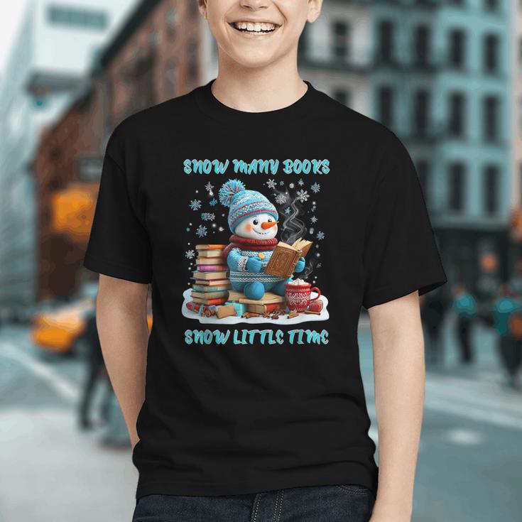 Reading Snow So Many Books Christmas Snow Little Time Graphic Youth