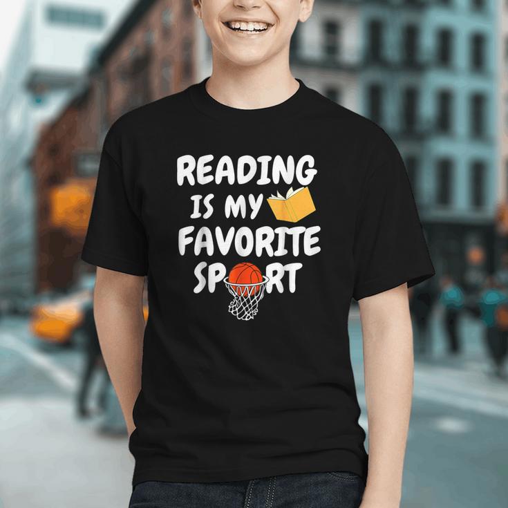 Reading Is My Tee Favorite Sport Basketball World Book Day Graphic Youth Reading Is My Tee Favorite Sport Basketball World Book Day Graphic Youth