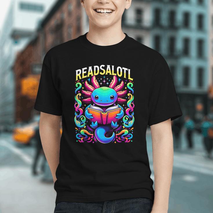 Readsalotl Axolotl Book Lovers Axolotls Graphic Youth Readsalotl Axolotl Book Lovers Axolotls Graphic Youth