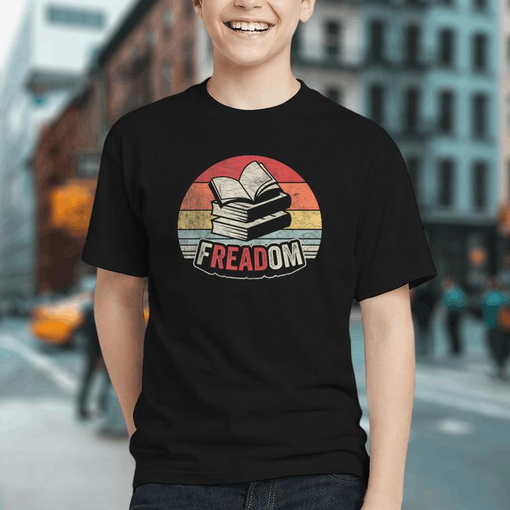 Retro Vintage FREADom Anti Ban Books Freedom To Read Graphic Youth Retro Vintage FREADom Anti Ban Books Freedom To Read Graphic Youth