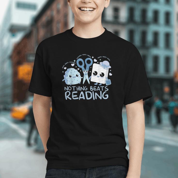 Rock Paper Scissors Nothing Beats Reading Book Lover Graphic Youth Rock Paper Scissors Nothing Beats Reading Book Lover Graphic Youth