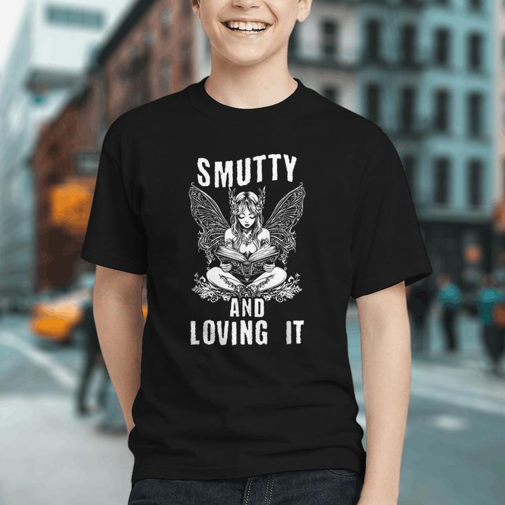 Smutty And Loving It Dark Fantasy Spicy Book Lover Graphic Youth
