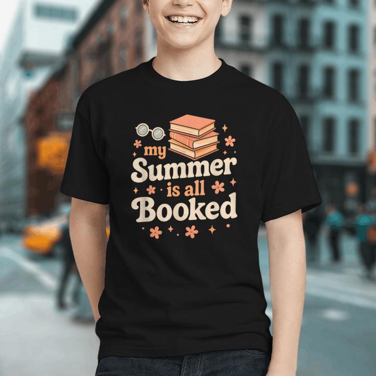 My Summer Is All Booked Book Lover Reading Vacation 2025 Graphic Youth