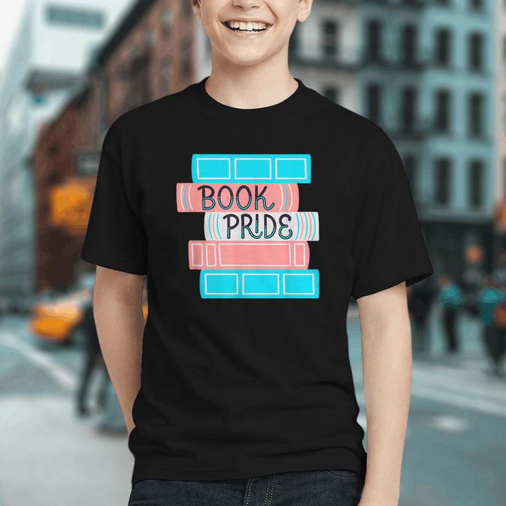 Threadless Grey Sky Chai Trans Book Pride Graphic Graphic Youth