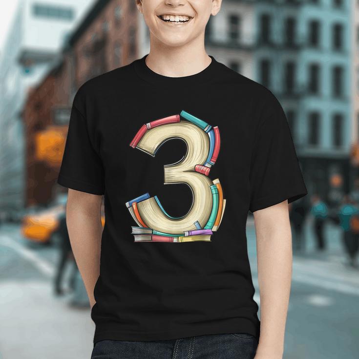 Toddler 3rd Birthday Books Themed 3 Year Old Boys Kids Girls Graphic Youth
