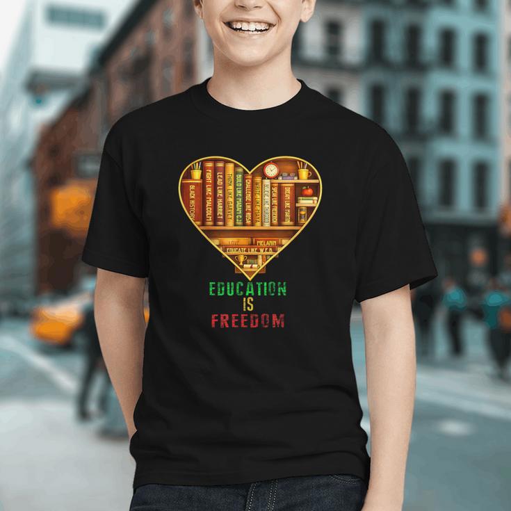 History Education Is Freedom Books Black History Heart Graphic Youth History Education Is Freedom Books Black History Heart Graphic Youth
