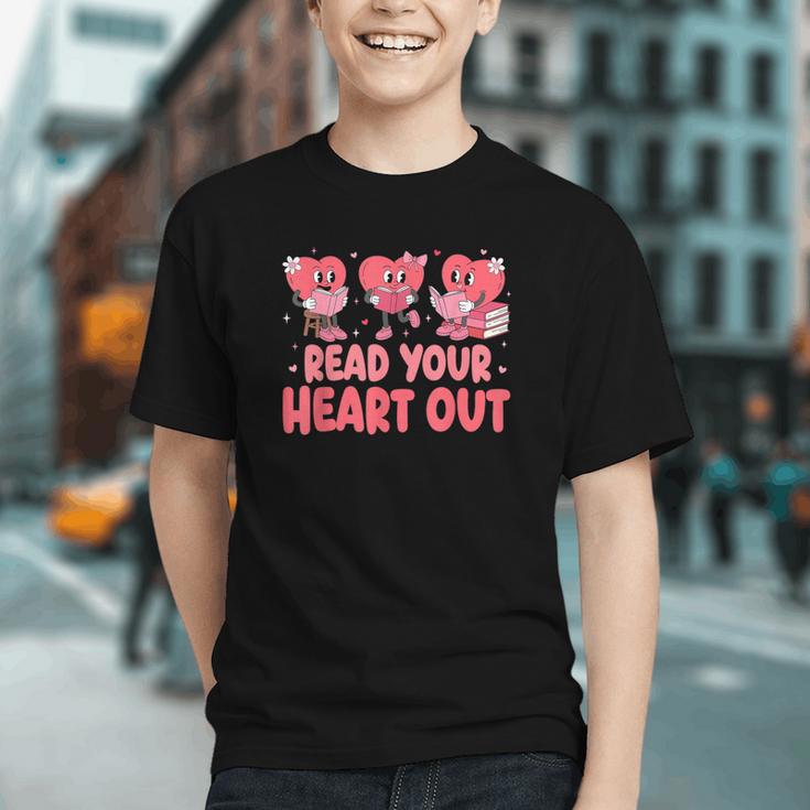 Valentine Day Book Read Your Heart Out Lovers Teacher Kids Graphic Youth Valentine Day Book Read Your Heart Out Lovers Teacher Kids Graphic Youth