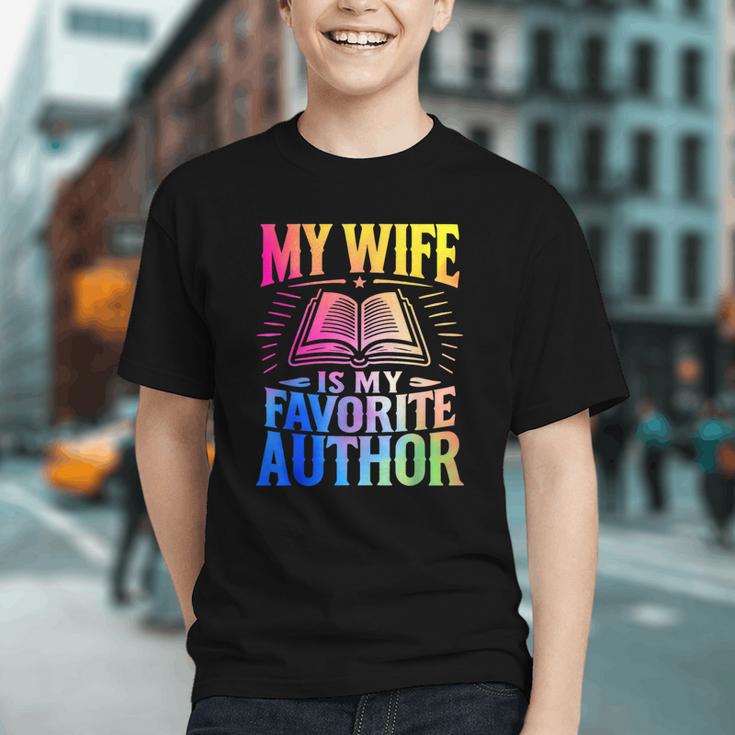 My Wife Is My Favorite Author Book Writer Writing Husband Graphic Youth