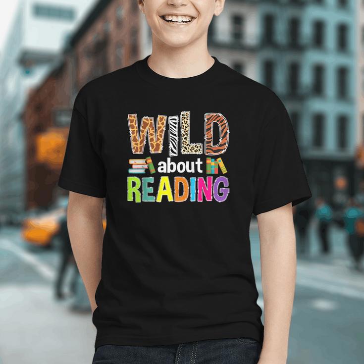 Wild About Reading Library Day Reading Books & Bookworm Graphic Youth