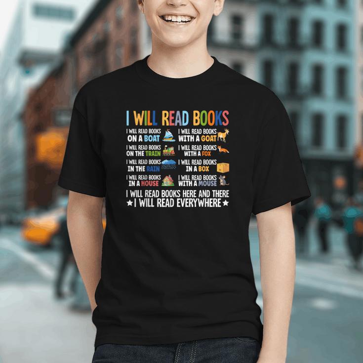 I Will Read Books On A Boat Fun Reading Lover Graphic Youth