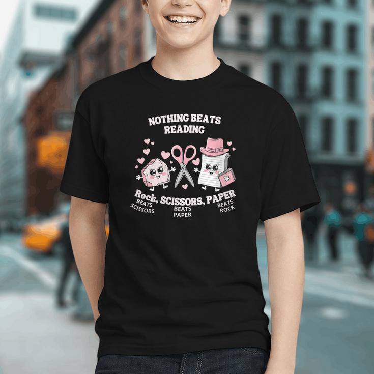 Women's Nothing Beats Reading Book Lover Statement Graphic Youth Women's Nothing Beats Reading Book Lover Statement Graphic Youth