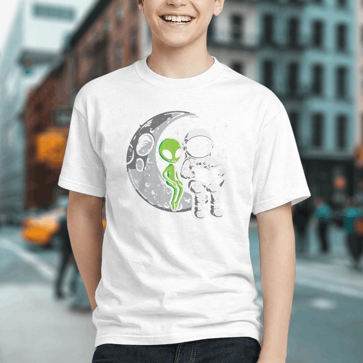 Astronaut Reading Book To Alien Moon Space Women Kids Men Premium Tri-Blend Graphic Youth Astronaut Reading Book To Alien Moon Space Women Kids Men Premium Tri-Blend Graphic Youth