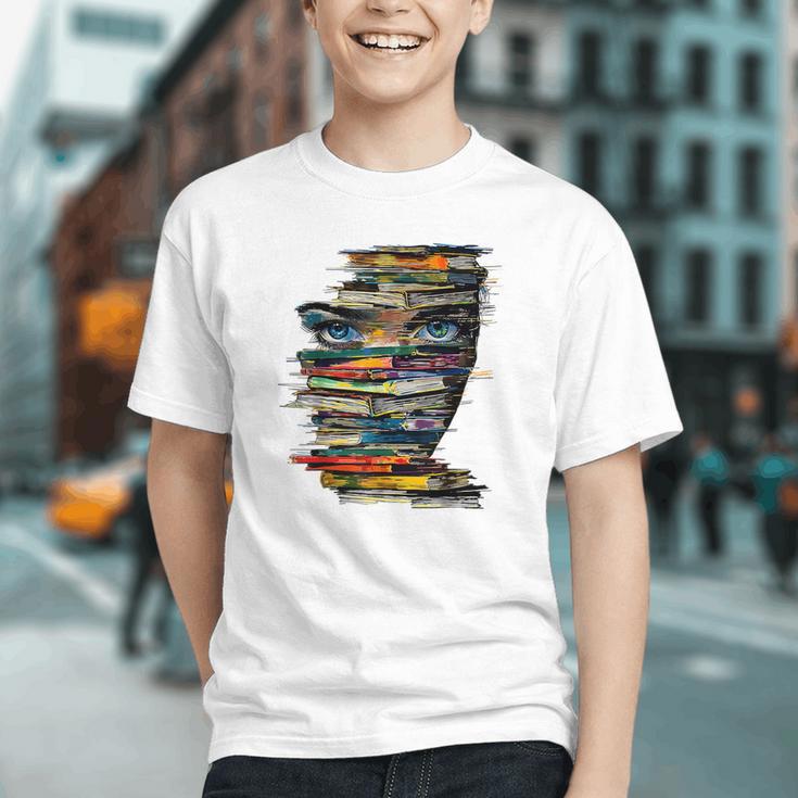 Book Women Graphic Art Colorful Eyes Graphic Youth