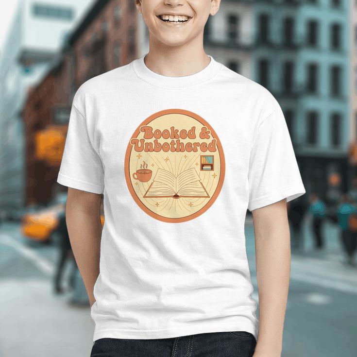 Booked & Unbothered Book Lover Tee Graphic Youth Booked & Unbothered Book Lover Tee Graphic Youth