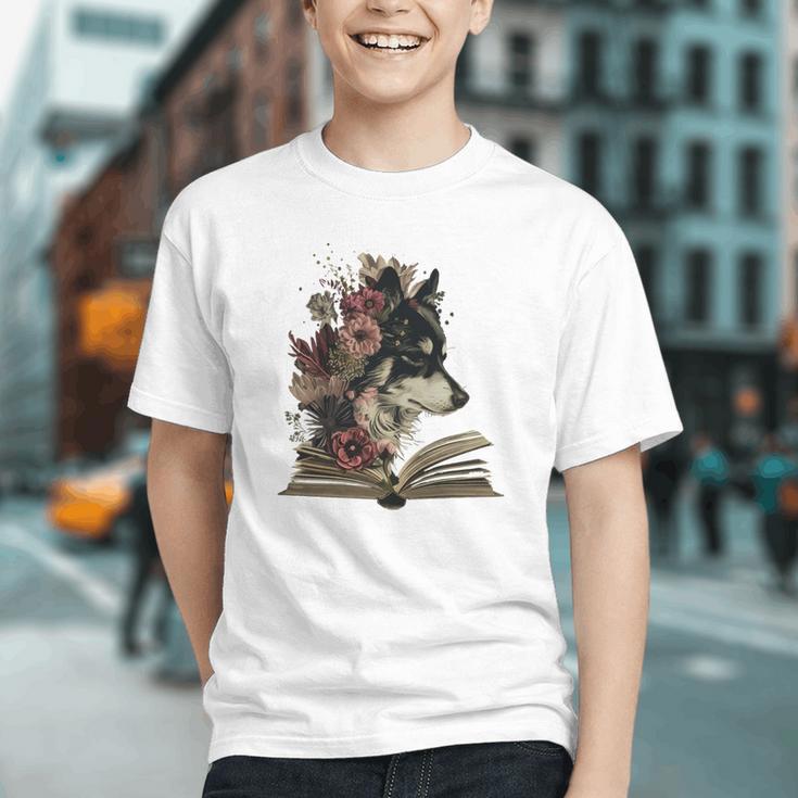 Dog Book Flower Graphic Youth Dog Book Flower Graphic Youth
