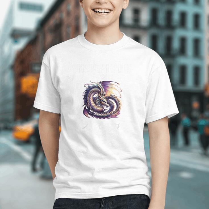 Dragon Fantasy Book Lover And Apparel Probably Reading About Dragons Graphic Youth