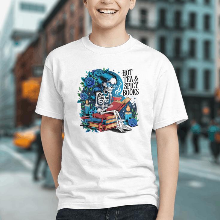 Hot Tea & Spicy Books Skeleton Reader Graphic Youth