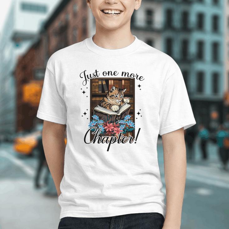 Just One More Chapter Cat Reading Books Coffee Lovers Premium Tri-Blend Graphic Youth Just One More Chapter Cat Reading Books Coffee Lovers Premium Tri-Blend Graphic Youth