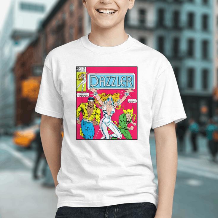 Marvel Universe Classic Dazzler Vintage Comic Book Cover Graphic Youth