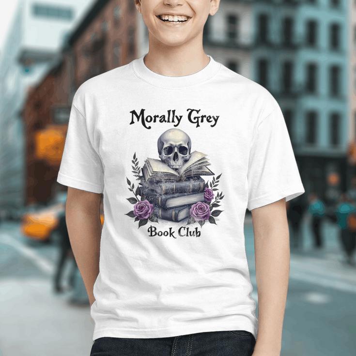 Morally Grey Book Club Gothic Vintage Style Graphic Youth