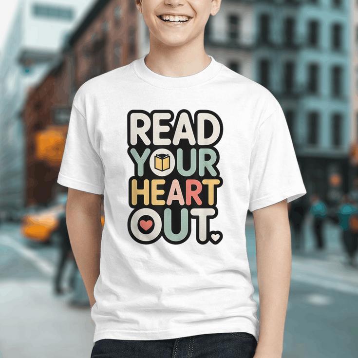 Read Your Heart Out Book Lover Quote Men Women Graphic Youth