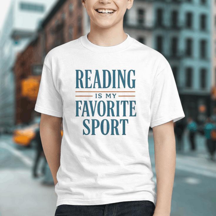 Reading Is My Favorite Sport Literary Book Lover Typography Graphic Youth Reading Is My Favorite Sport Literary Book Lover Typography Graphic Youth
