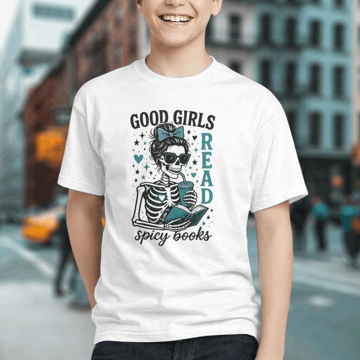Romance Reader Good Girls Read Spicy Books Halloween Costume Graphic Youth