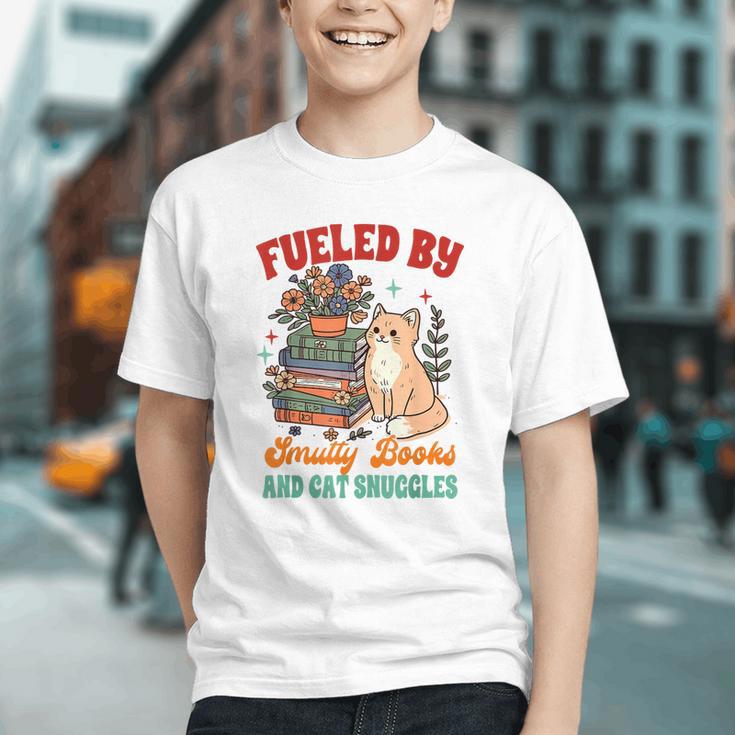 Smut Reader Cat Lover Fueled By Smutty Books & Cat Snuggles For Men Women Graphic Youth