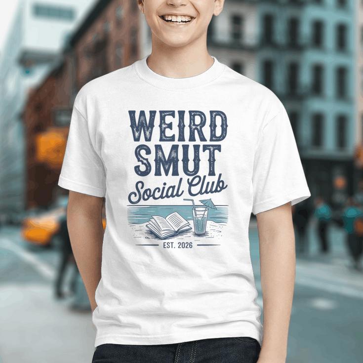Spicy Romance Book Reader Fan Weird Smut Social Club Premium Tri-Blend Graphic Youth