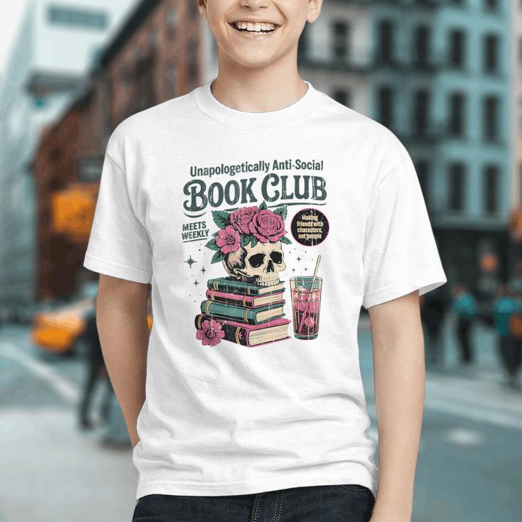 Unapologetically Anti Social Book Club Graphic Youth