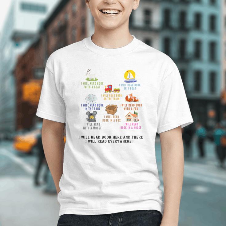 I Will Read Books On A Boat And Everywhere Reading Teachers Graphic Youth