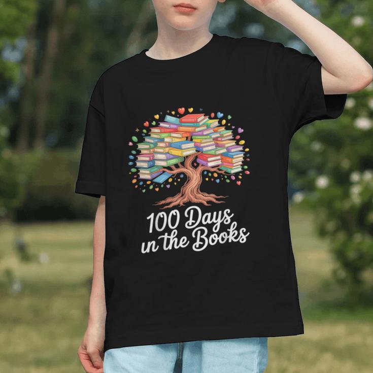 100th Day Of School Books Tree Reading Graphic Youth