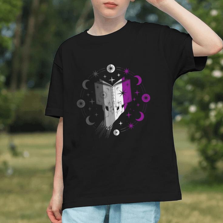 Ace Pride Book With Stars Moons And Magic Hand Graphic Youth