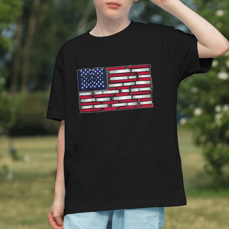 America US Flag Books Library Reading For Book Lover Reader Graphic Youth America US Flag Books Library Reading For Book Lover Reader Graphic Youth