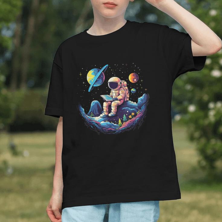 Astronaut Reading Book In Space Books Lover Bookworm Graphic Youth Astronaut Reading Book In Space Books Lover Bookworm Graphic Youth