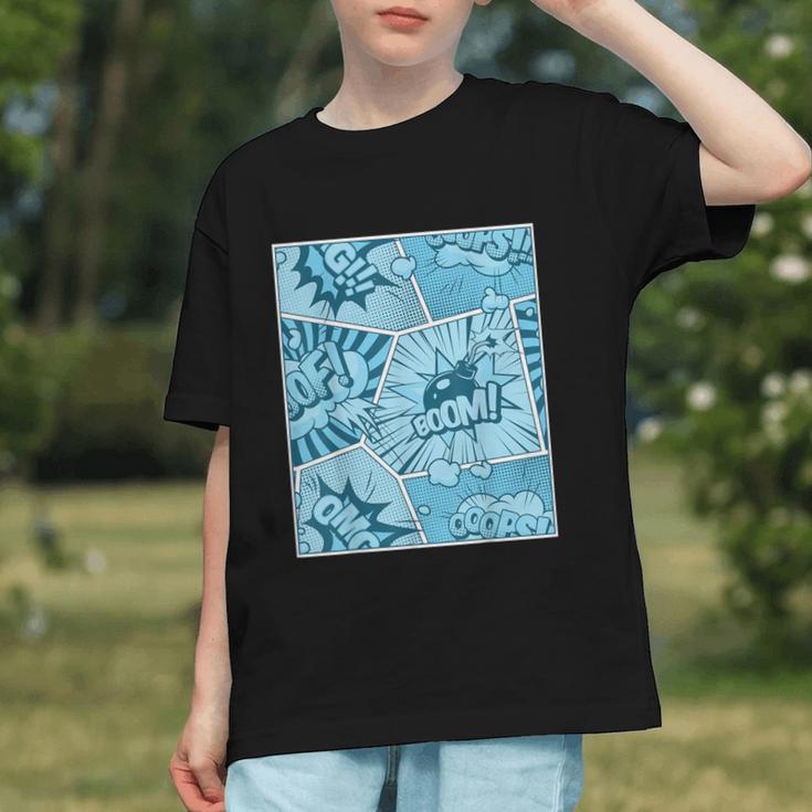 Blue Comic Book Blue Graphic Graphic Youth