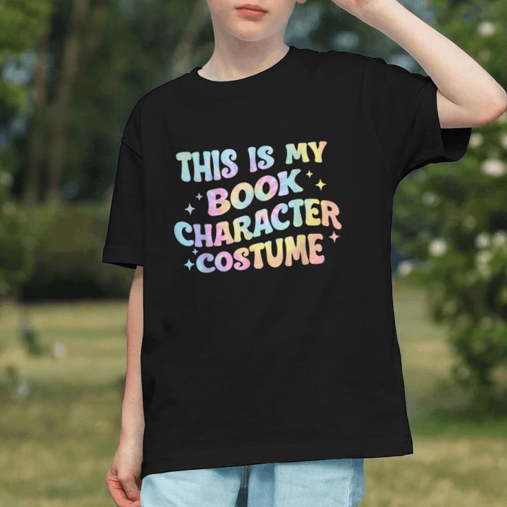 This Is My Book Character Costume Book Lover Groovy Graphic Youth