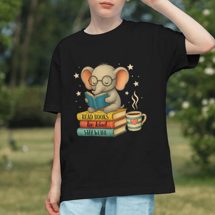 Book Lover Elephant Reading Books Library Read Books Be Kind Graphic Youth
