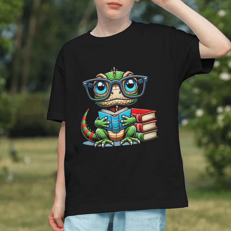 Book Lover Reading Iguana Graphic Youth