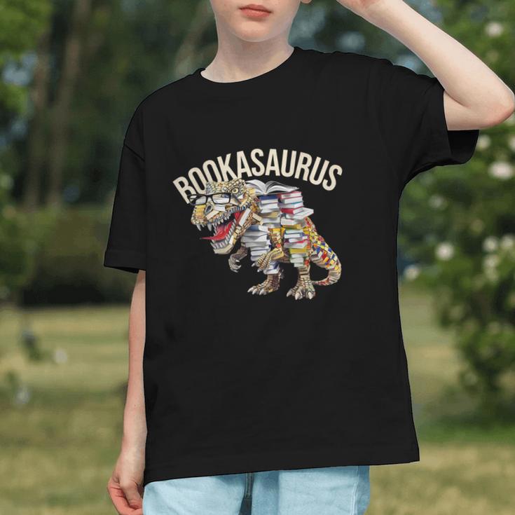 Book Reading Dinosaur T-Rex Dino Bookworm Graphic Youth