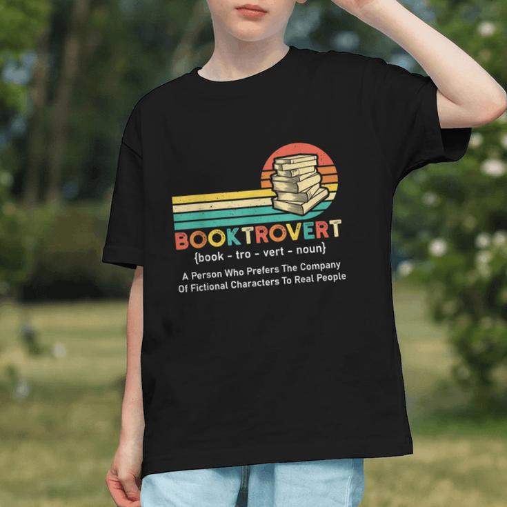 Booktrovert Definition Book Lover Graphic Youth
