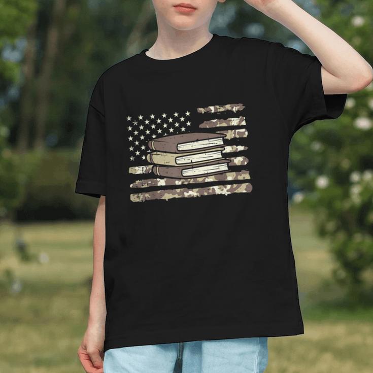 Camo Across America Read Reading Book Librarian Men Women Graphic Youth
