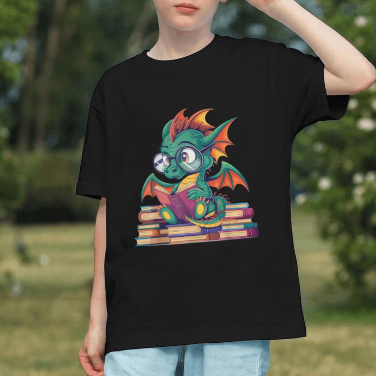Cute Dragon Reading a Book Bookworm For Men Women Kid Graphic Youth Cute Dragon Reading a Book Bookworm For Men Women Kid Graphic Youth