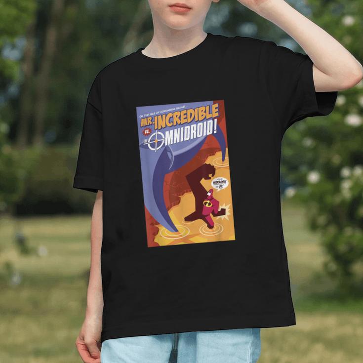 Disney Pixar The Incredibles Omnidroid Comic Book Cover Graphic Youth