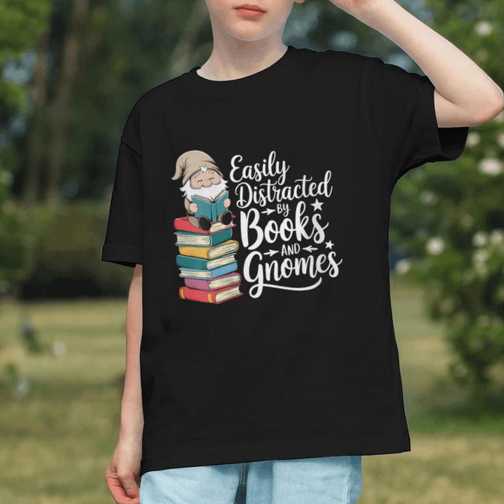 Easily Distracted By Books And Gnomes Graphic Youth Easily Distracted By Books And Gnomes Graphic Youth