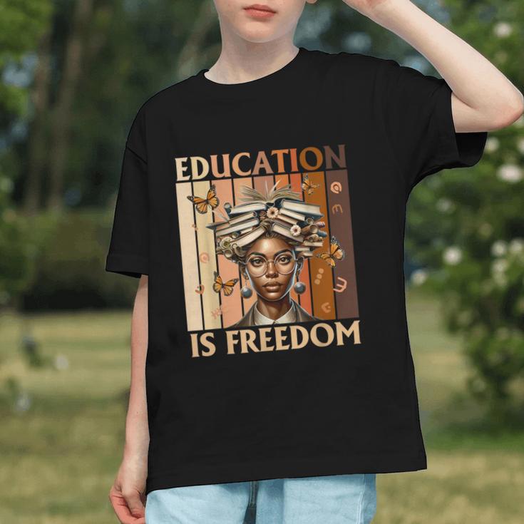 Education Is Freedom Teacher Books Black History Women Graphic Youth Education Is Freedom Teacher Books Black History Women Graphic Youth