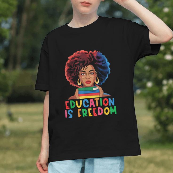 Education Is Freedom History Girl Women Book Lover Graphic Youth Education Is Freedom History Girl Women Book Lover Graphic Youth