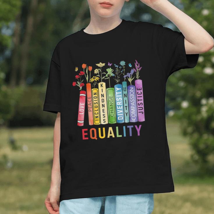 Equality Books Peace Love Compassion LGBT Gay Lesbian Pride Graphic Youth Equality Books Peace Love Compassion LGBT Gay Lesbian Pride Graphic Youth