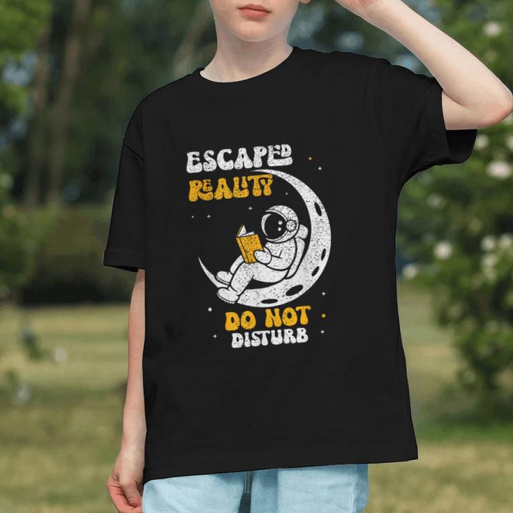 Escaped Reality Do Not Disturb Book Lover Graphic Youth