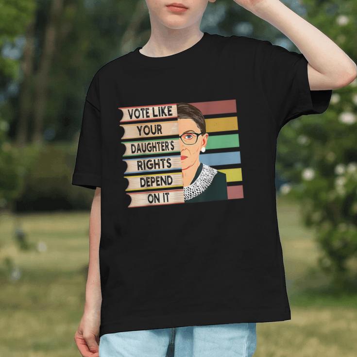Feminist Ruth Bader Ginsburg RBG Quote Girl With Book Women Graphic Youth